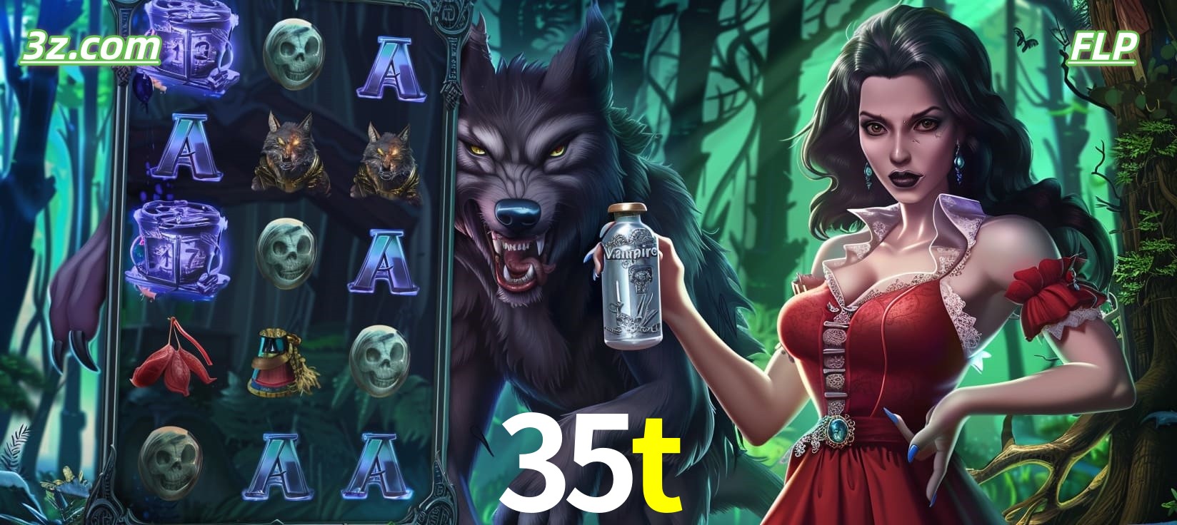 Slots online tema de lobisomem e vampira no 35t cassino Brasil