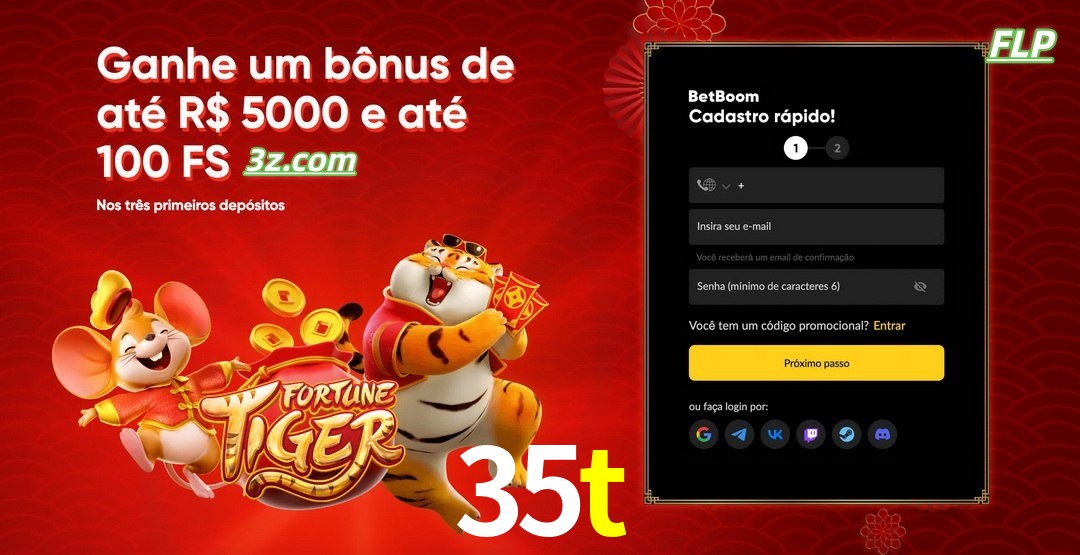 35t cassino Brasil bônus de boas-vindas até R$5000 e 100 free spins