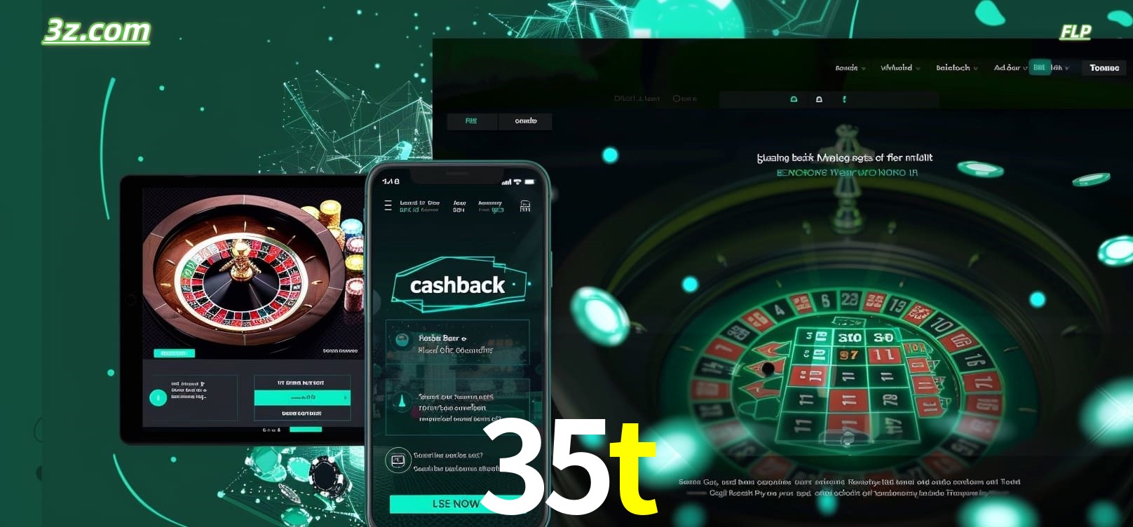 Jogue roleta em dispositivos móveis e desktop com 35t